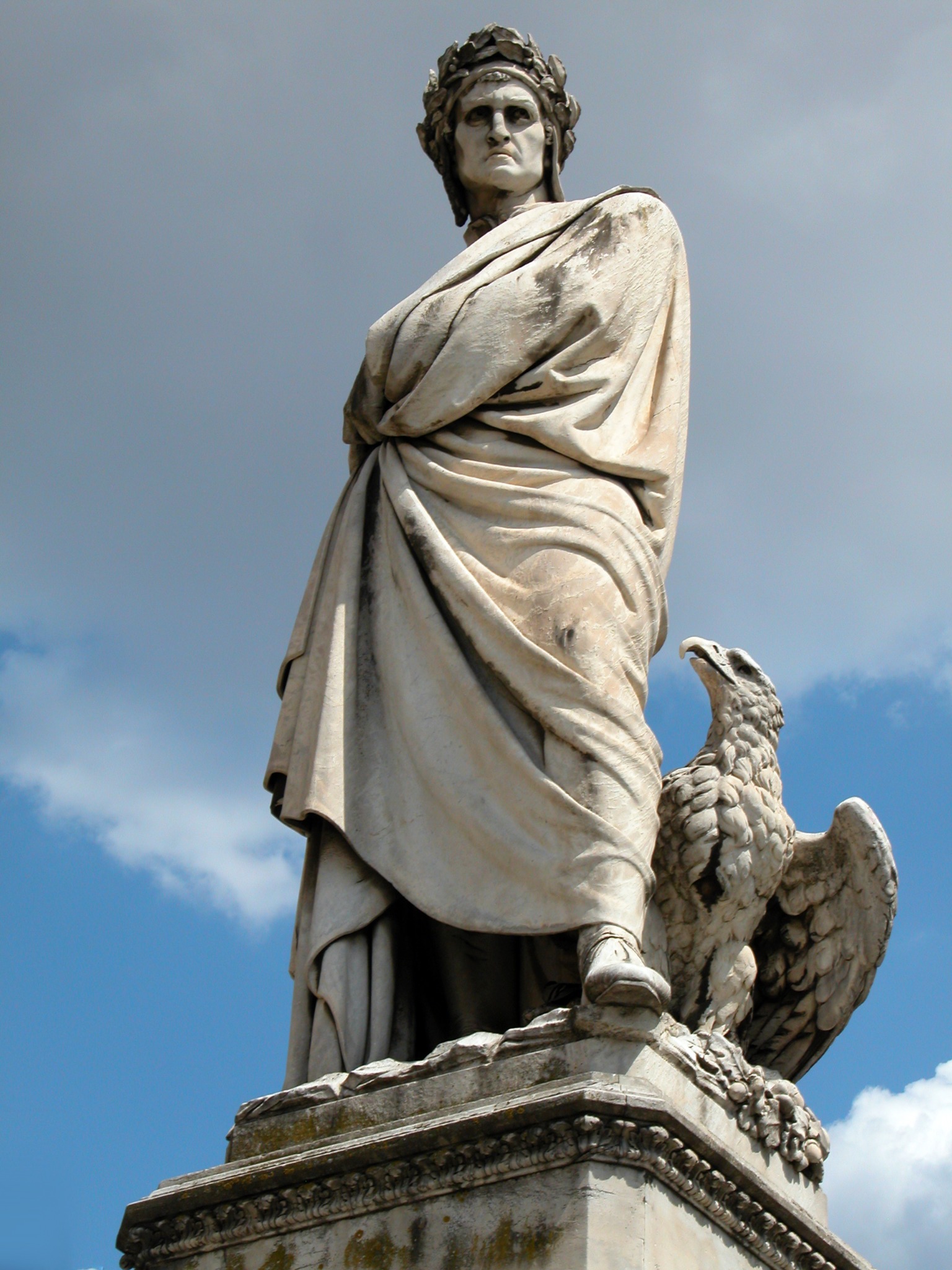 Dante memorial in Santa Croce