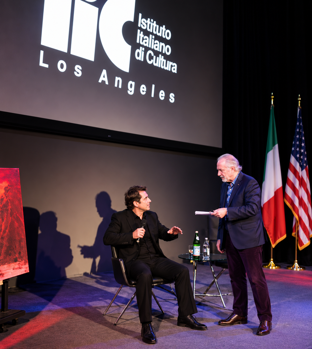 Cultural presentation at the Italian Cultural Institute in Los Angeles