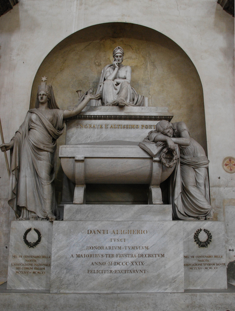 Dante monument in Florence